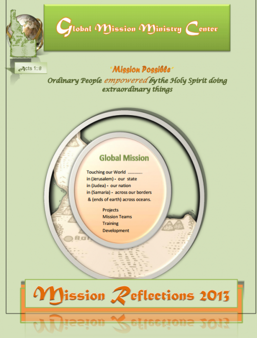 Global Mission Magazine Mission Reflections 2013